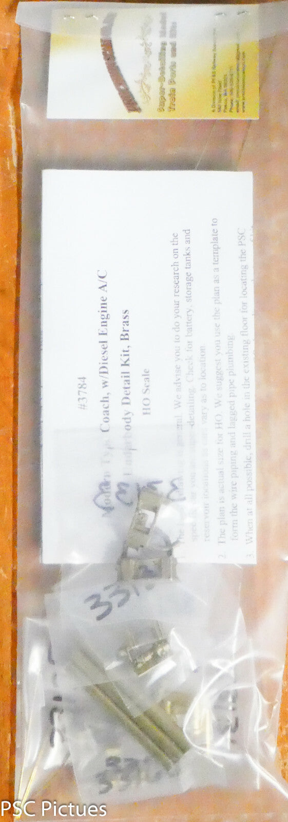 Precision Scale HO #3784 Modern Coarch-Type Frigidaire Air Conditioning (Brass)