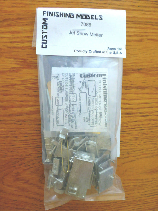 Custom Finishing Models HO #7086 Jet Snow Melter (White Metal Kit)