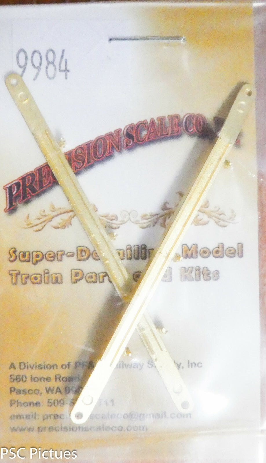 Precision Scale #9984 (Large Scale) Rooster for Side Dump Ore Car & Others(Brass