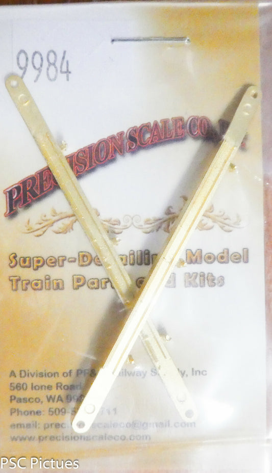 Precision Scale #9984 (Large Scale) Rooster for Side Dump Ore Car & Others(Brass