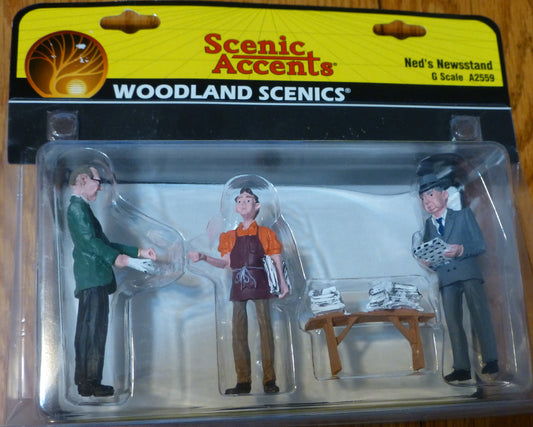 Woodland Scenics G Scale #2559  - Ned's Newsstand