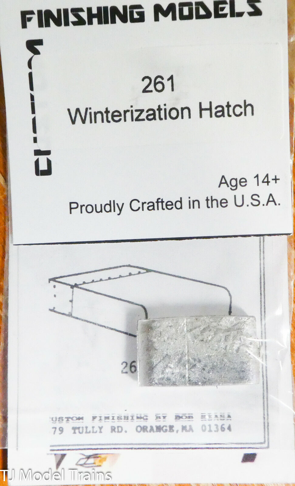 Custom Finishing Models HO #261 Winterization Hatche -- RS2/3s Canadian Pacific
