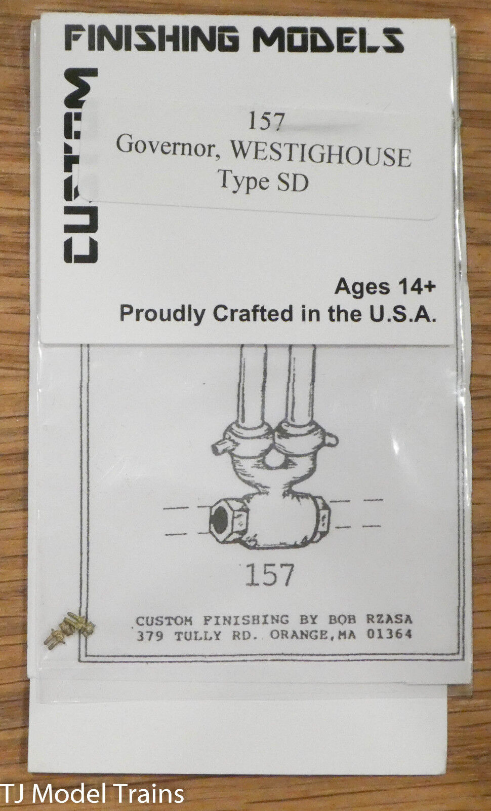 Custom Finishing HO #157 Governor, Westinghouse Type SD