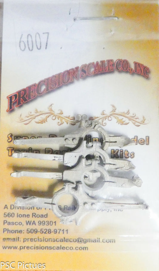 Precision Scale O #6007 Rods, Eccentric (N/S Casting)