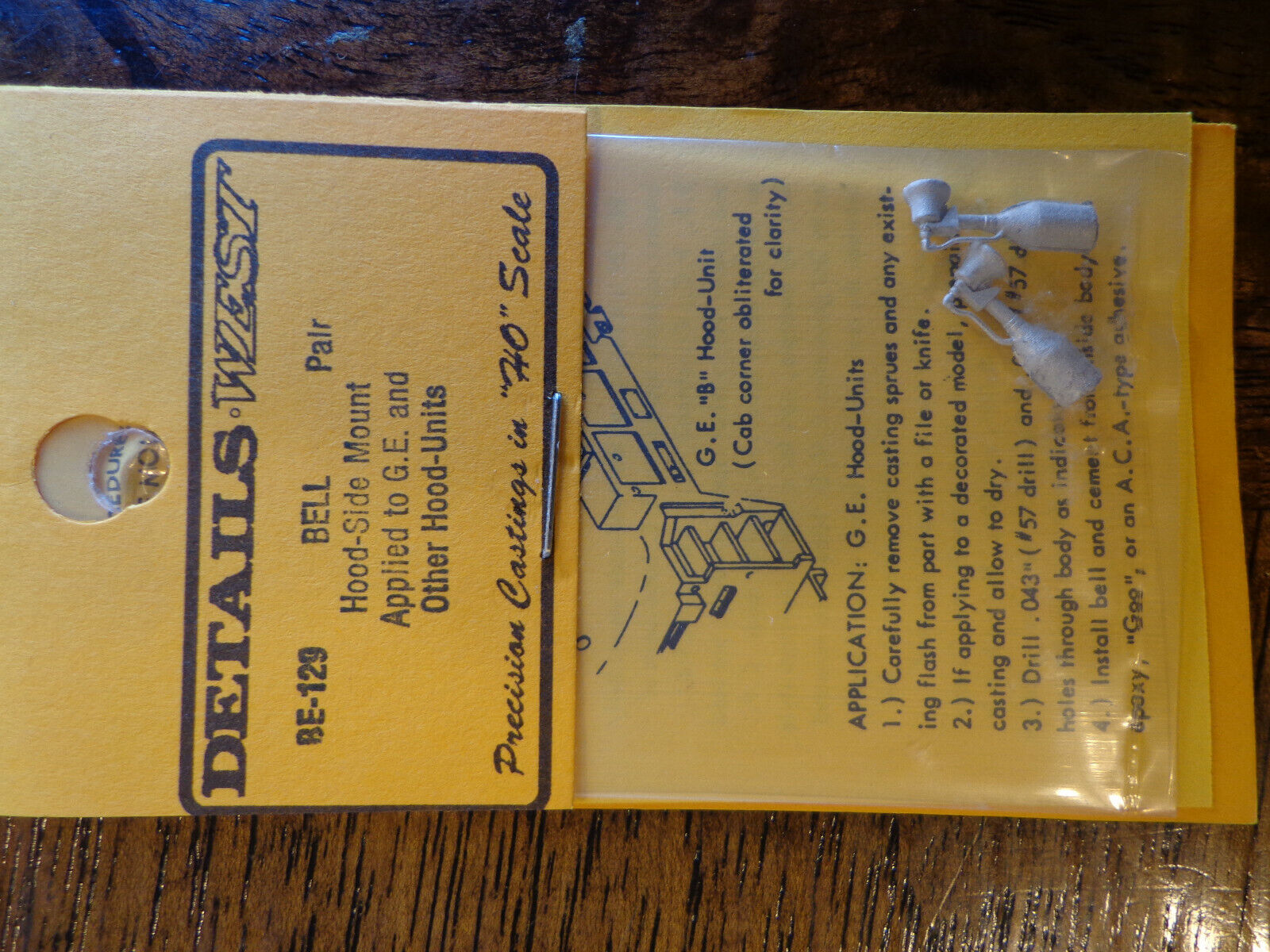 Details West HO Scale Hand Brake (132) - Perfect For EMD And Other Hood Units