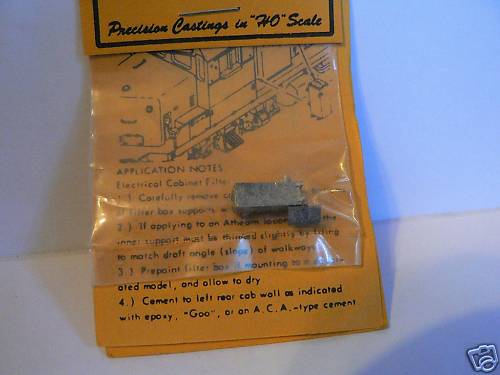 Details West HO #161 Dyn. Vent & Electrical Cabinet Filter for EMD Dash 2's