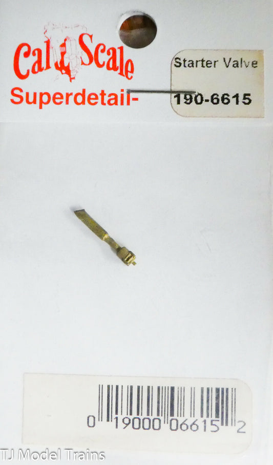 Cal-Scale HO #6615 Starter Valve (Brass Casting) 1:87 Scale
