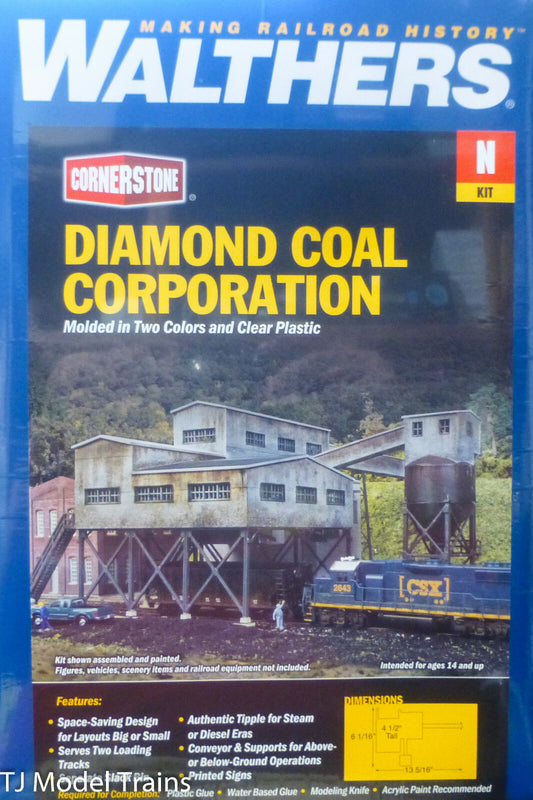 Walthers Cornerstone N Scale #933-3836 Diamond Coal Corporation -- Kit -