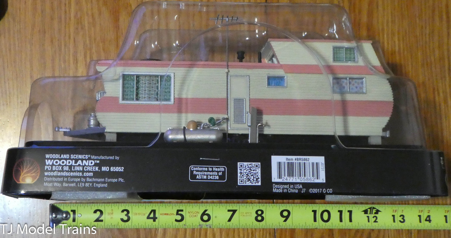 Woodland Scenics O #5862 Double Decker Trailer (Built Up)