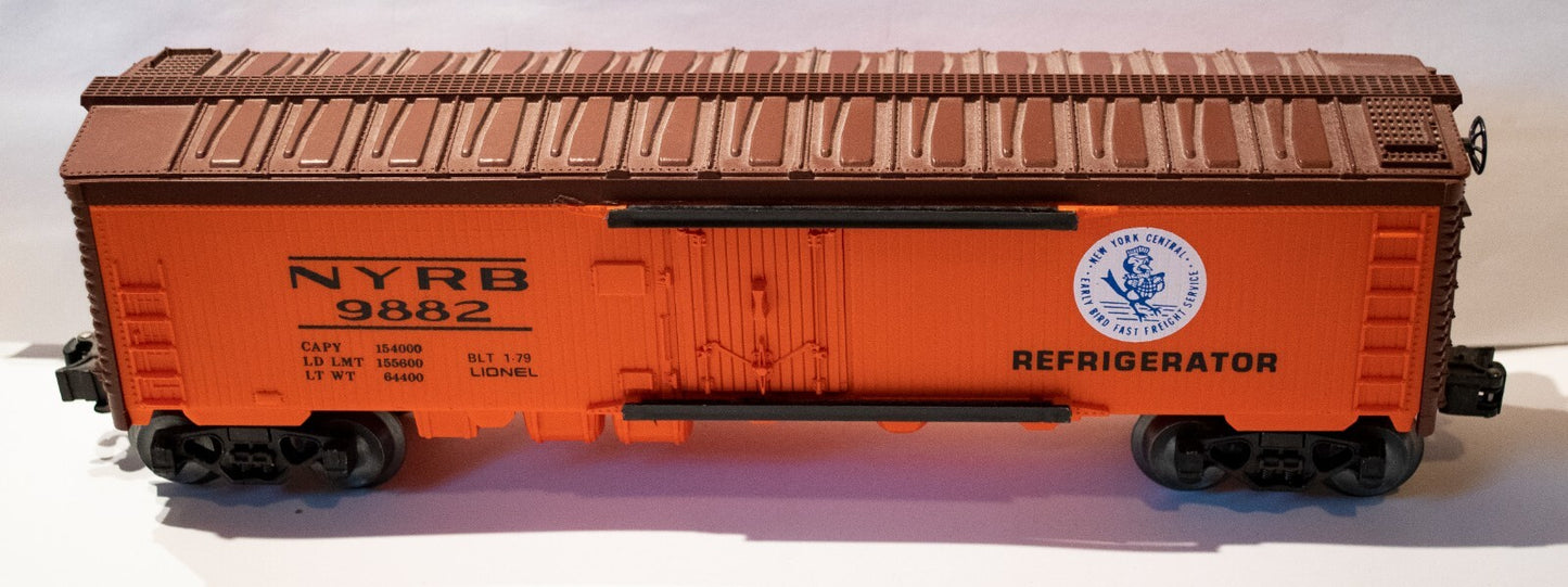 Lionel O Scale (Used) #9882 NEW YORK CENTRAL REEFER- Limited Edition