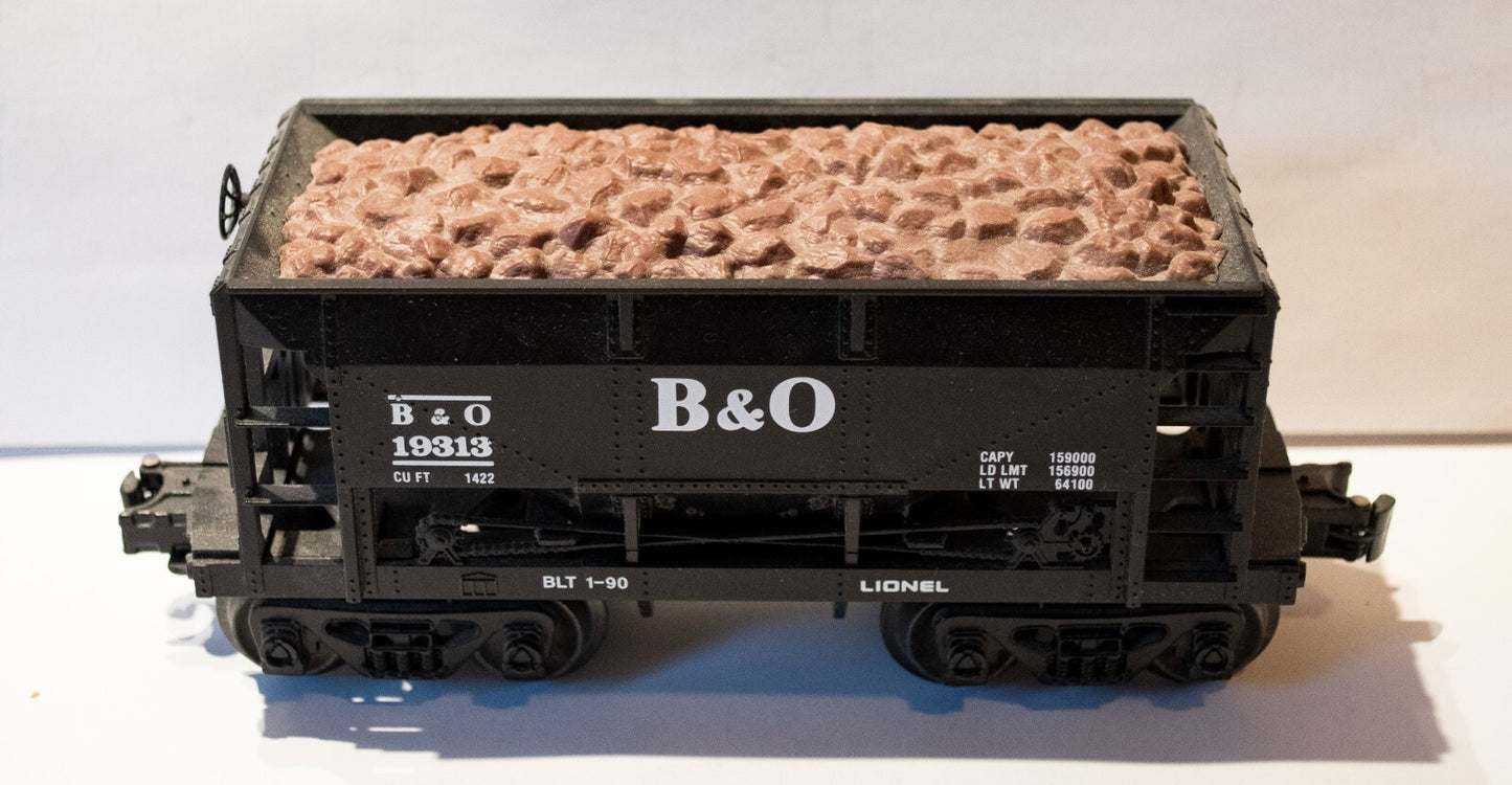Lionel O Scale (Used) #19313 Baltimore & Ohio Ore Car W/ORE Load.