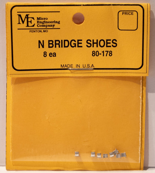 Micro Engineering Company  #80-178 Bridge Shoes pkg(8)