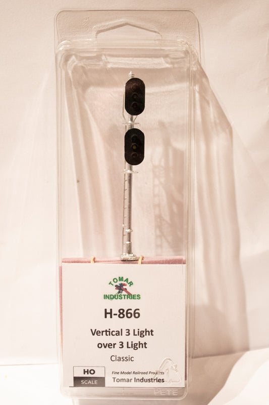 Tomar Industries HO #H-866 Vertical 3 Light Over 3 Light Classic