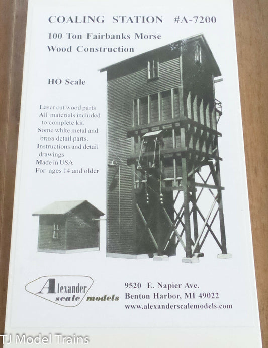 Alexander Scale HO #A-7200 Coaling Station