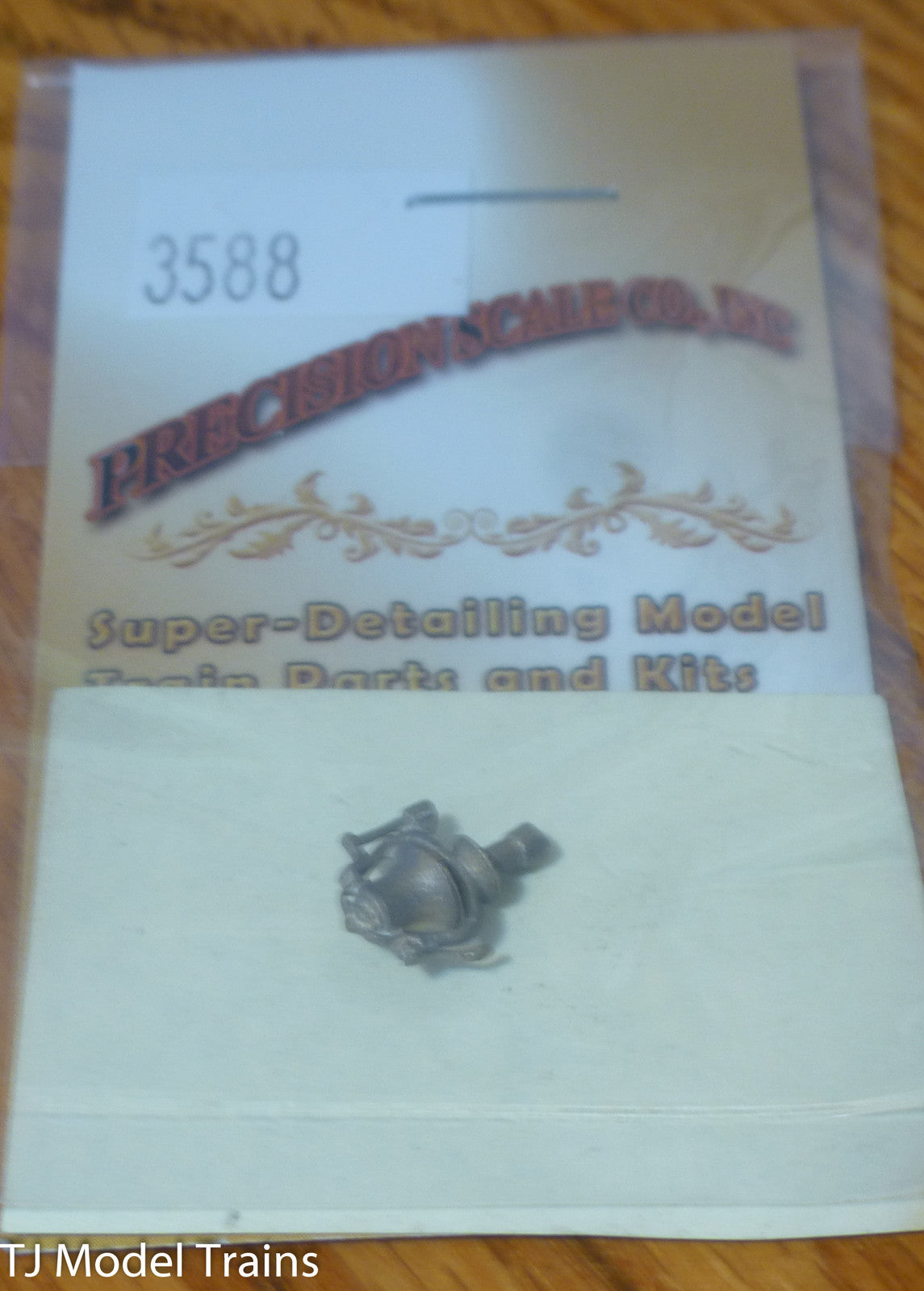 Precision Scale HO #3588 Bell w/Bracket, 4.6mm Machined Air Ringer (Brass)