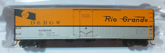 Atlas HO #20002969 Rio Grande (Original) 50' Plug Door Box Car (Rd #60868)