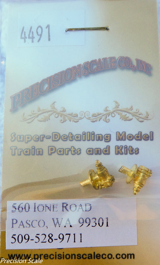 Precision Scale O #4491 Valves, Large Nathan Vertical Check (Brass)