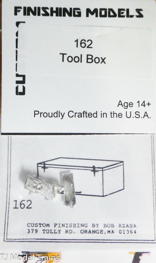 Custom Finishing Models HO #162 Tool Box (White Metal) 1:87th Scale
