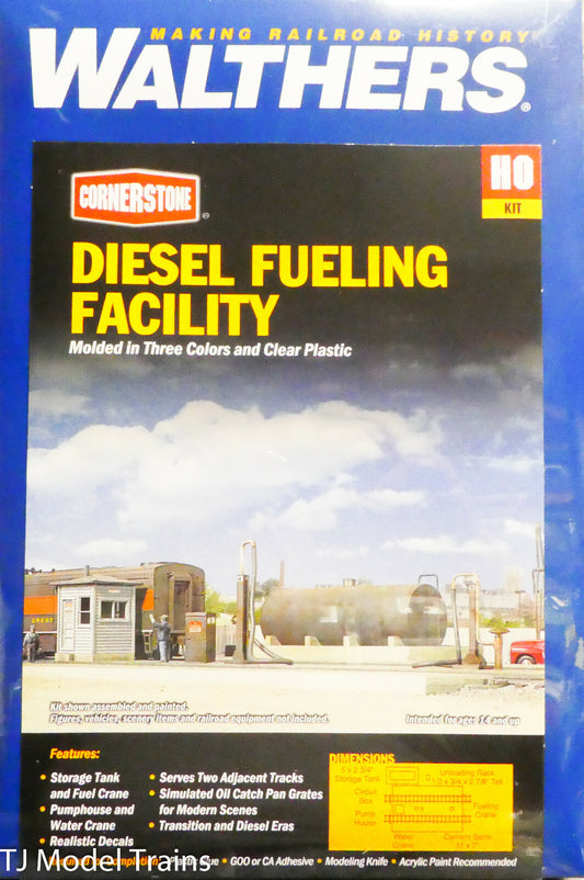 Walthers HO #933-2908 Diesel Locomotive Fueling Facility (Plastic Kit) HO Scale