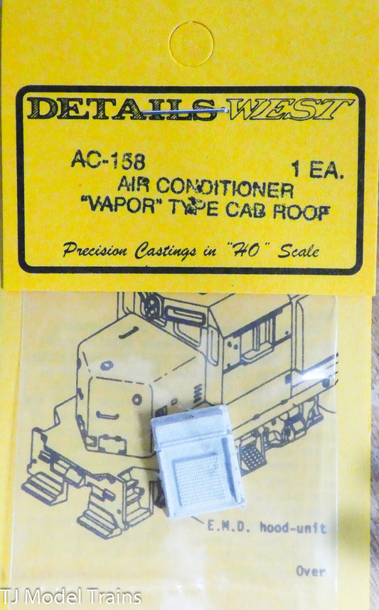 Details West HO #158 Air Conditioner -- Vapor Type (Light Cast)