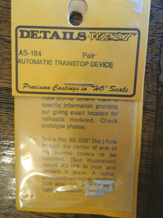 Details West HO #184 Automatic Train Control -- Automatic Train Stop (Santa Fe,