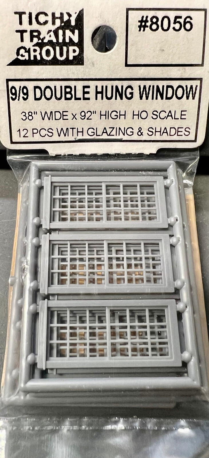 Tichy Train Group #8056 - 9/9 Double Hung Window