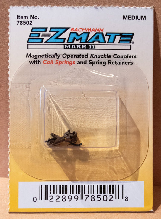 Bachmann #78502 E-Z Mate Mark II Magnetic Knuckle Couplers -- Medium Shank