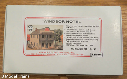 American Model Builders HO #143 Windsor Hotel