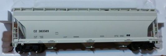 Atlas HO #20001420 CN ACF 4650 3-Bay Centerflow Cov'd Hopper Post-1971 Rd#383589