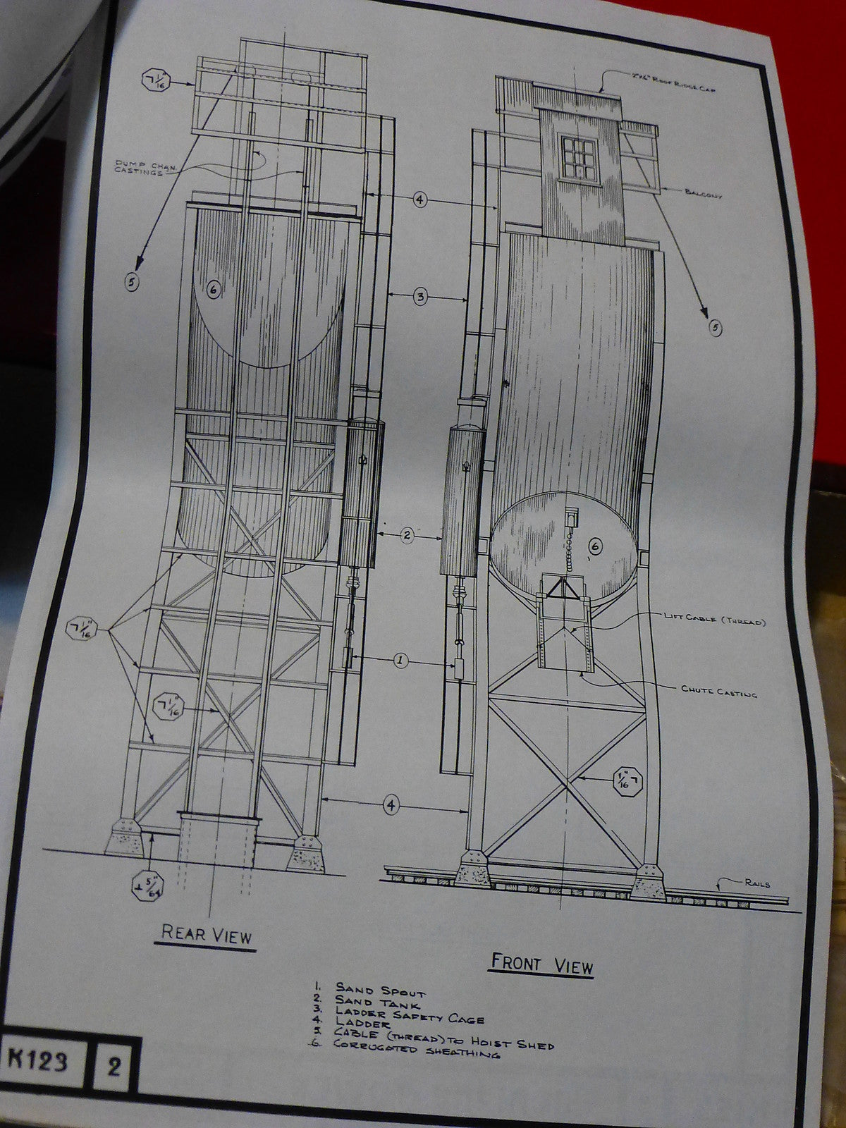 Scale Structures Ltd. #1116 T.W. Snow Coaling Tower (kit Form)