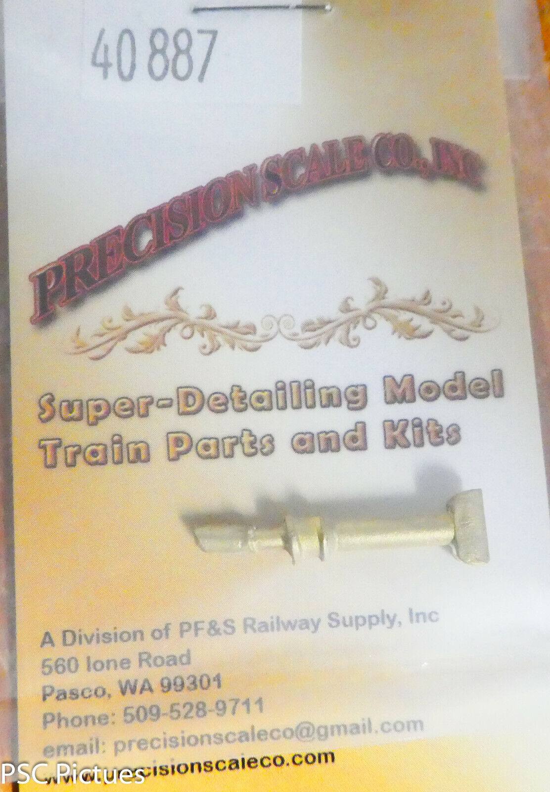 Precision Scale O #40887 Stack w/Deflector, for: Caboose (Brass Castin ...