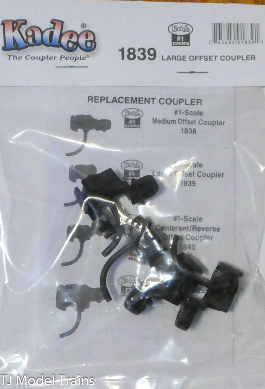Kadee #1839 Large Offset Couplers (4 in pkg) #1 Scale