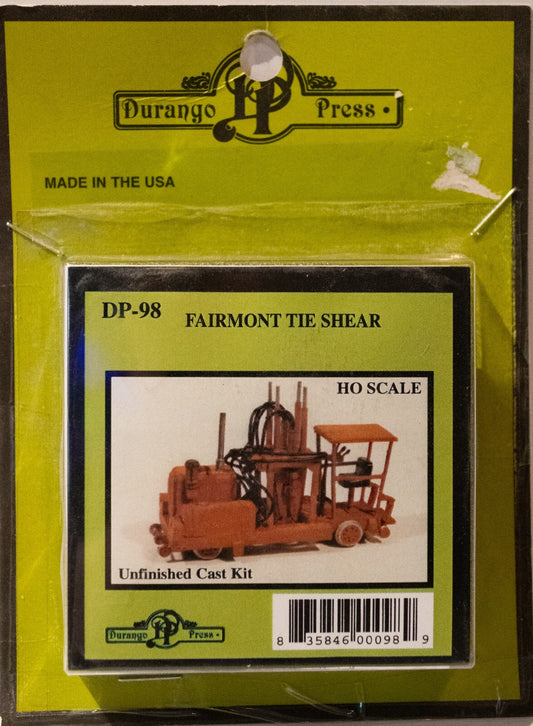 Durango Press HO #98 Fairmont Tie Shear Kit