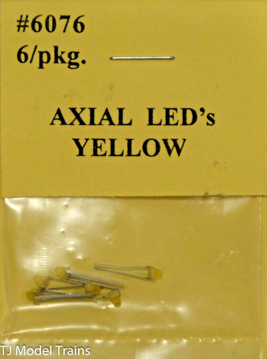 Tomar Industries #6076 AXIAL LED's Yellow (6 in Pkg) We Combine Ship