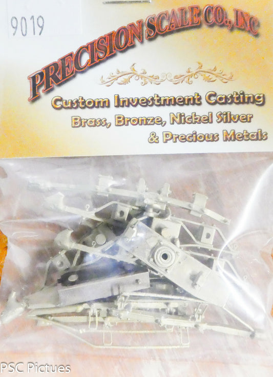 Precision Scale O #9019 Trucks, Baldwin Tender, Early Light-Weight, Truck Hung B