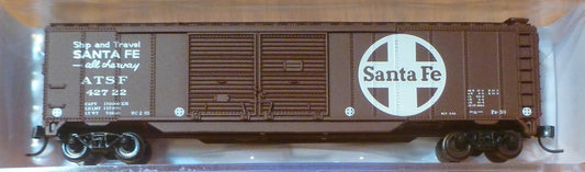 Atlas Trainman N #50002253 Santa Fe / ATSF (50' Double Door Box Car)  Rd #42722