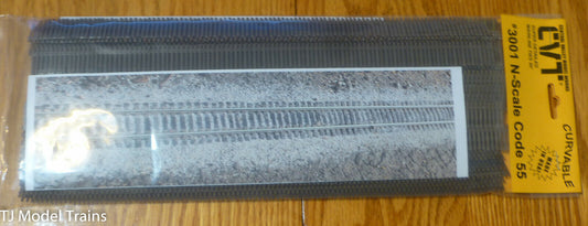 Central Valley N #3001 (Mainline Ties 6') Code 55 Brown Ties (50 Pack) 50' Long