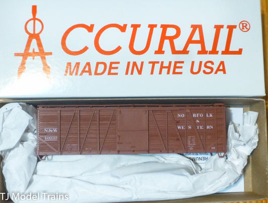 Accurail HO #43141 Norfolk & Western (40' Single Sheath Wood Box) Plastic Kit