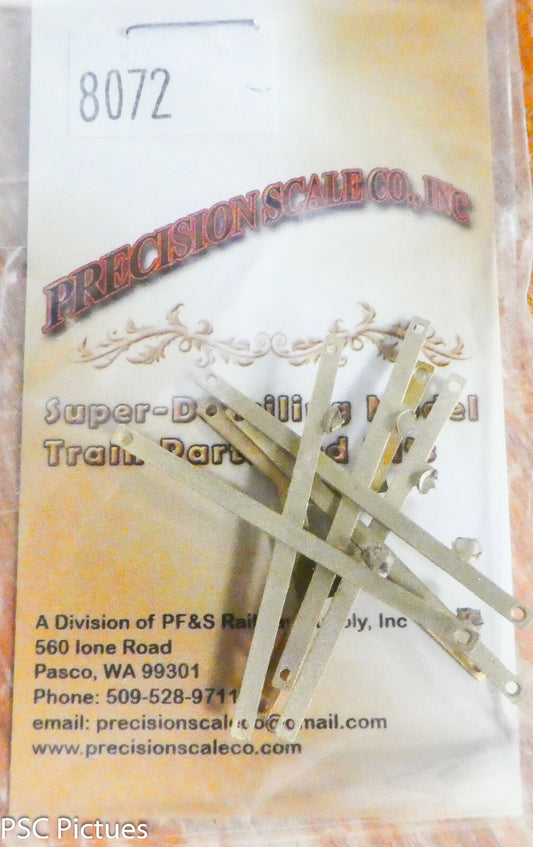 Precision Scale On3 #8072 Braces, Y & Diagonal Cross Braces, On3 Track