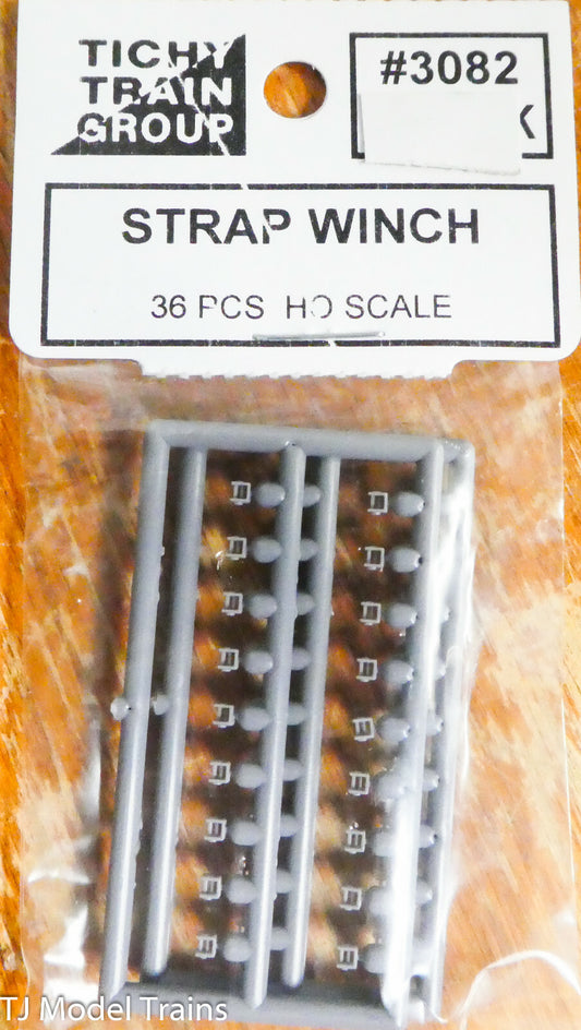 Tichy Train Group #3082 Strap Winch (36 pcs) Plastic Parts