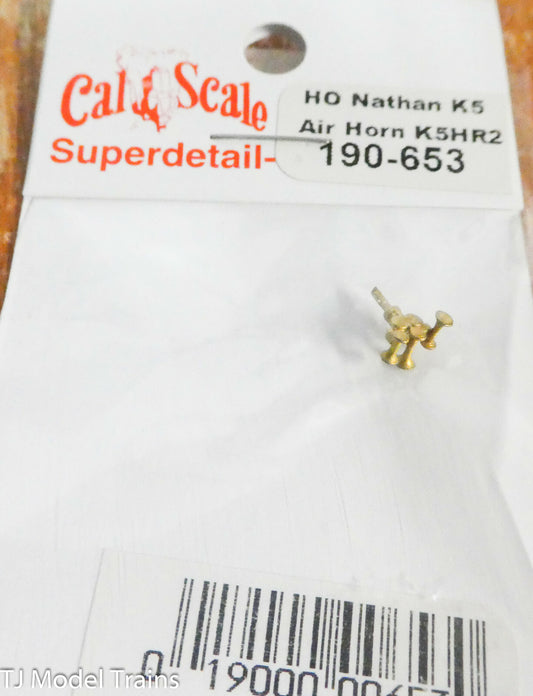 Cal-Scale HO #653 Nathan K5 Air Horn K5HR2 (Brass Casting)