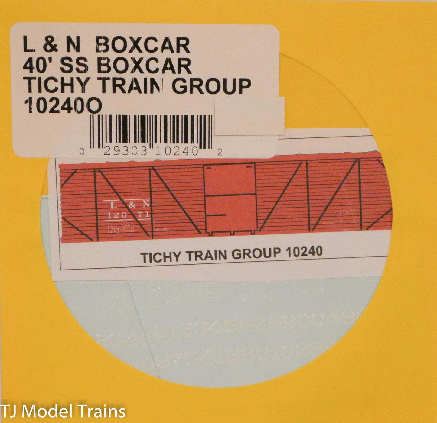 Tichy Train Group O #10240O L&N 40' SS Boxcar (Decal)