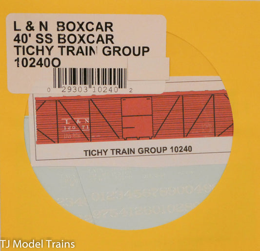 Tichy Train Group O #10240O L&N 40' SS Boxcar (Decal)