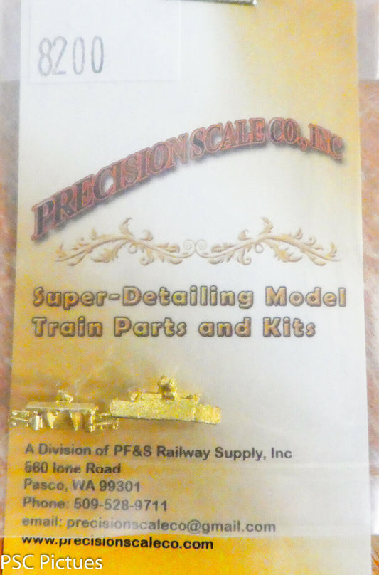 Precision Scale O #8200 Stays for: Firebox (Brass Castings)