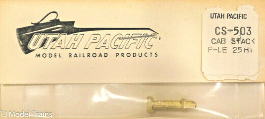 Utah Pacific #503 Caboose Stack 25" (Brass Casting) 1:48th Scale / Made in USA