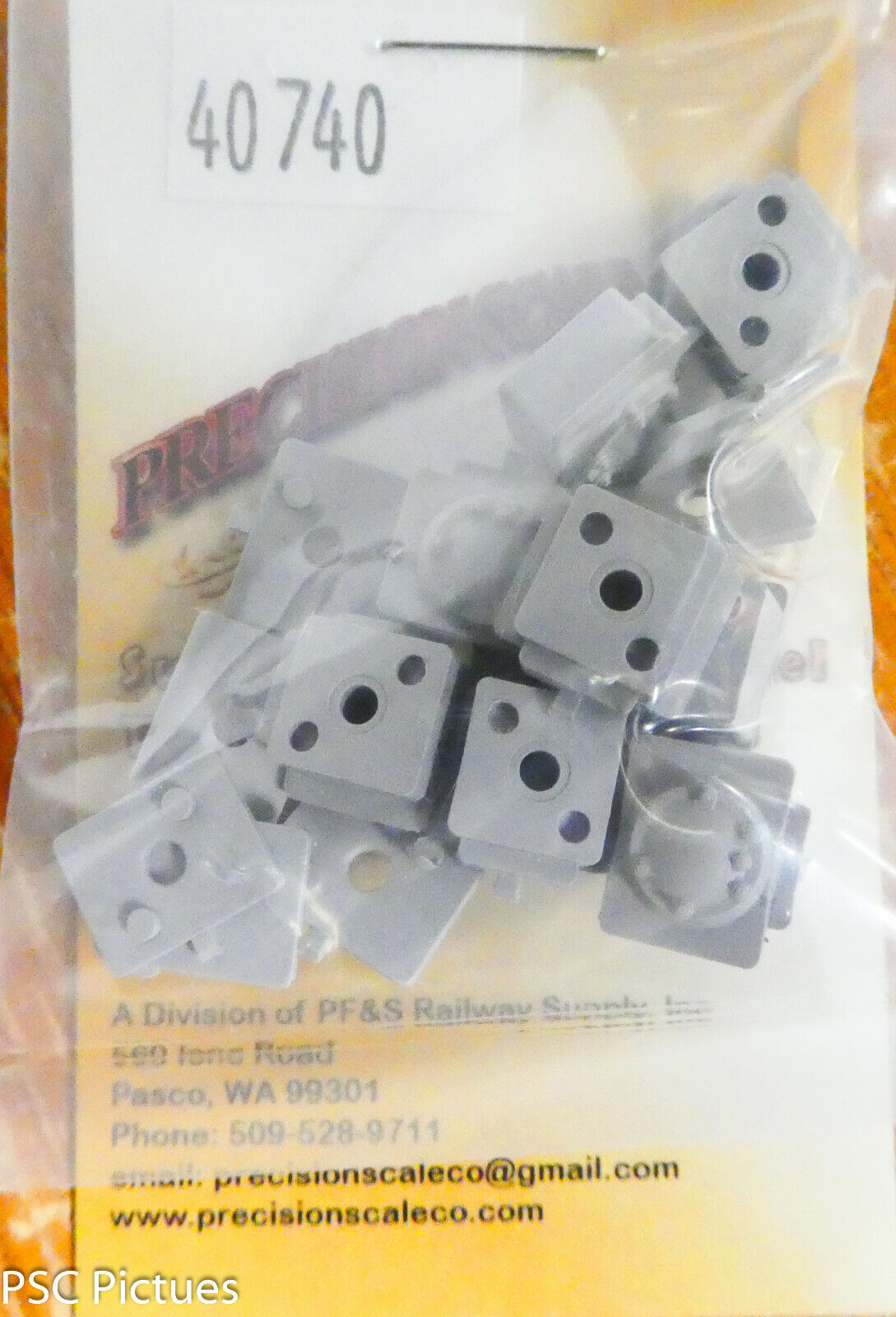 Precision Scale O #40740 Journals, Roller Bearing, PRR 2DP5 & 2D5P5 Pass Car Trk