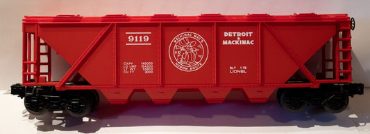 Lionel O Scale  #6-9119 Detroit & Mackinaw Hopper