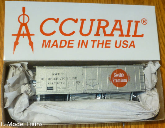 Accurail HO #8512 Swift Refrigerator Line 40' Steel Reefer (Kit Form) Rd #1072