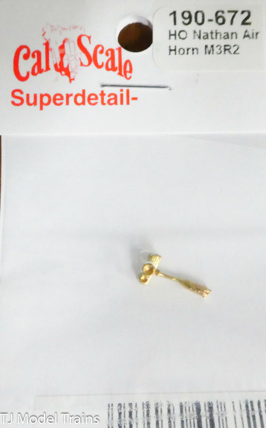 Cal-Scale HO #672 Nathan Air Horn M3R2 (Brass Casting) 1:87th Scale
