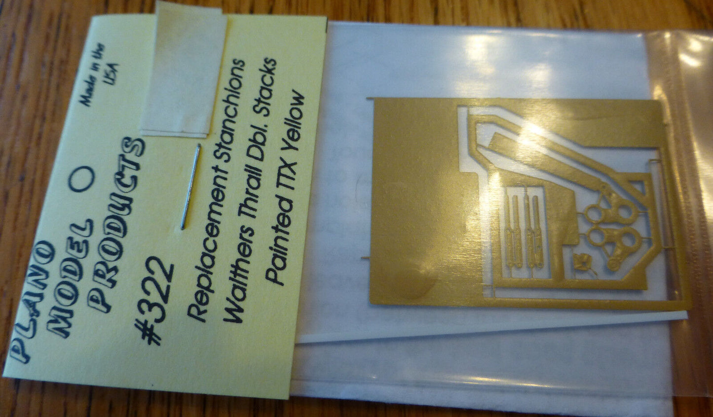 Plano HO #322 Replacement Stanchions for Walthers Double Stack Cars pkg(8)